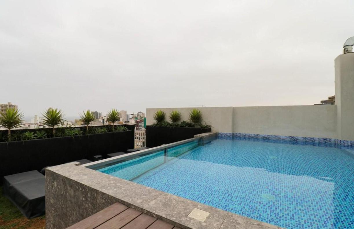 Exclusivo Y Moderno Depa En Miraflores Vista Al Mar Y A La Ciudad Amoblado Apartments Lima Eksteriør billede