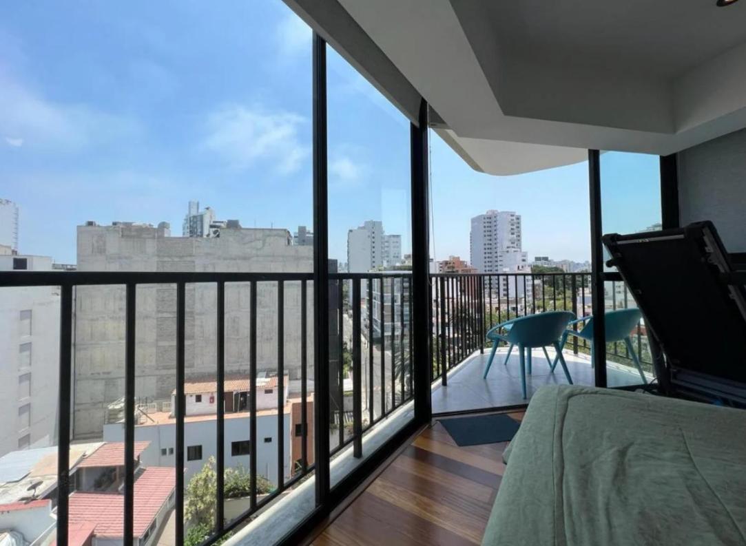 Exclusivo Y Moderno Depa En Miraflores Vista Al Mar Y A La Ciudad Amoblado Apartments Lima Eksteriør billede