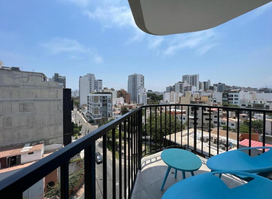 Exclusivo Y Moderno Depa En Miraflores Vista Al Mar Y A La Ciudad Amoblado Apartments Lima Eksteriør billede