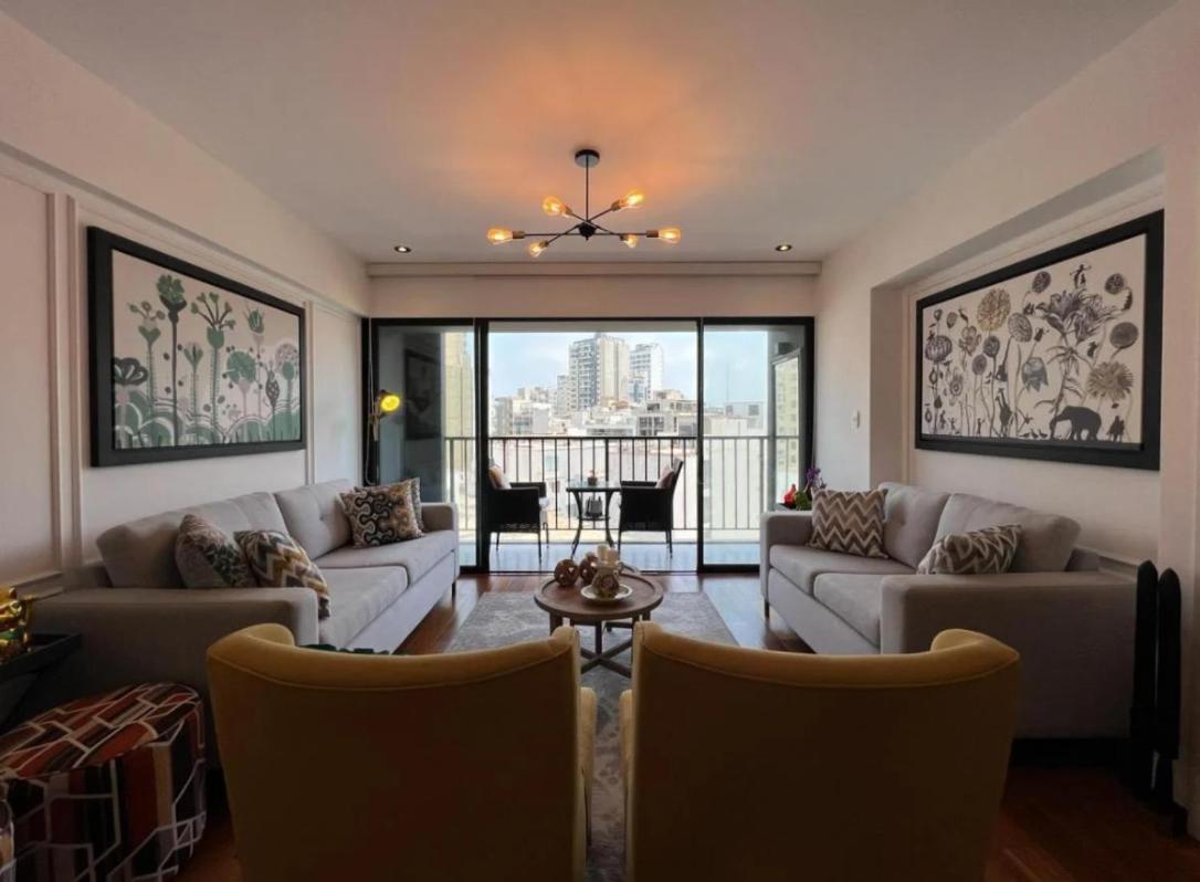 Exclusivo Y Moderno Depa En Miraflores Vista Al Mar Y A La Ciudad Amoblado Apartments Lima Eksteriør billede