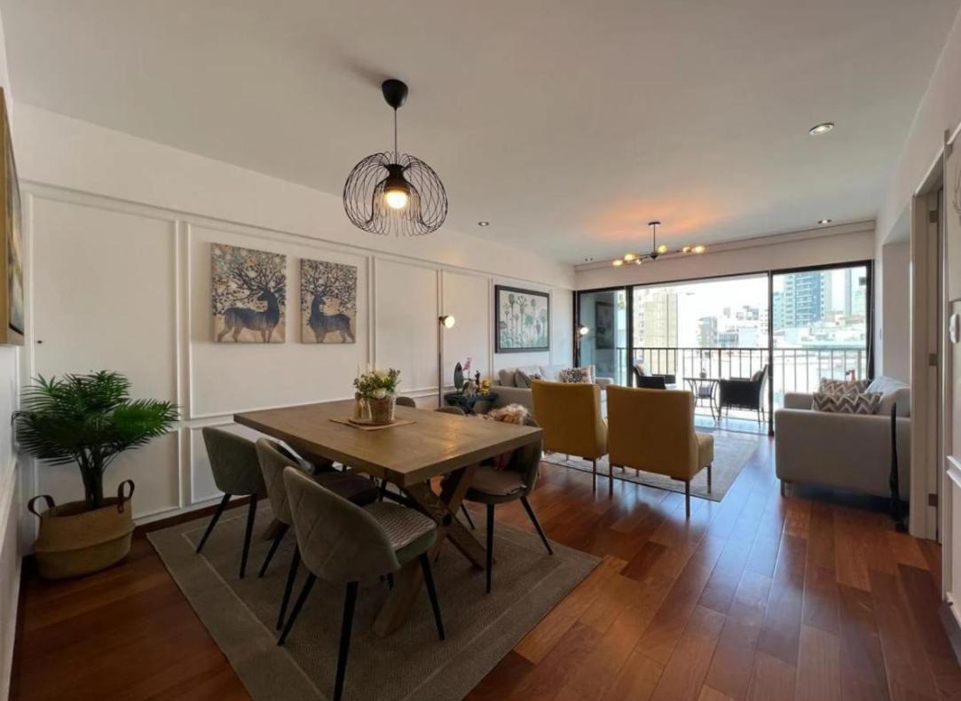 Exclusivo Y Moderno Depa En Miraflores Vista Al Mar Y A La Ciudad Amoblado Apartments Lima Eksteriør billede