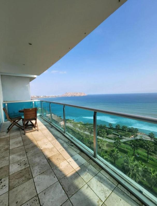 Exclusivo Y Moderno Depa En Miraflores Vista Al Mar Y A La Ciudad Amoblado Apartments Lima Eksteriør billede